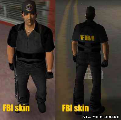FBI скин для гта [Vice City]
